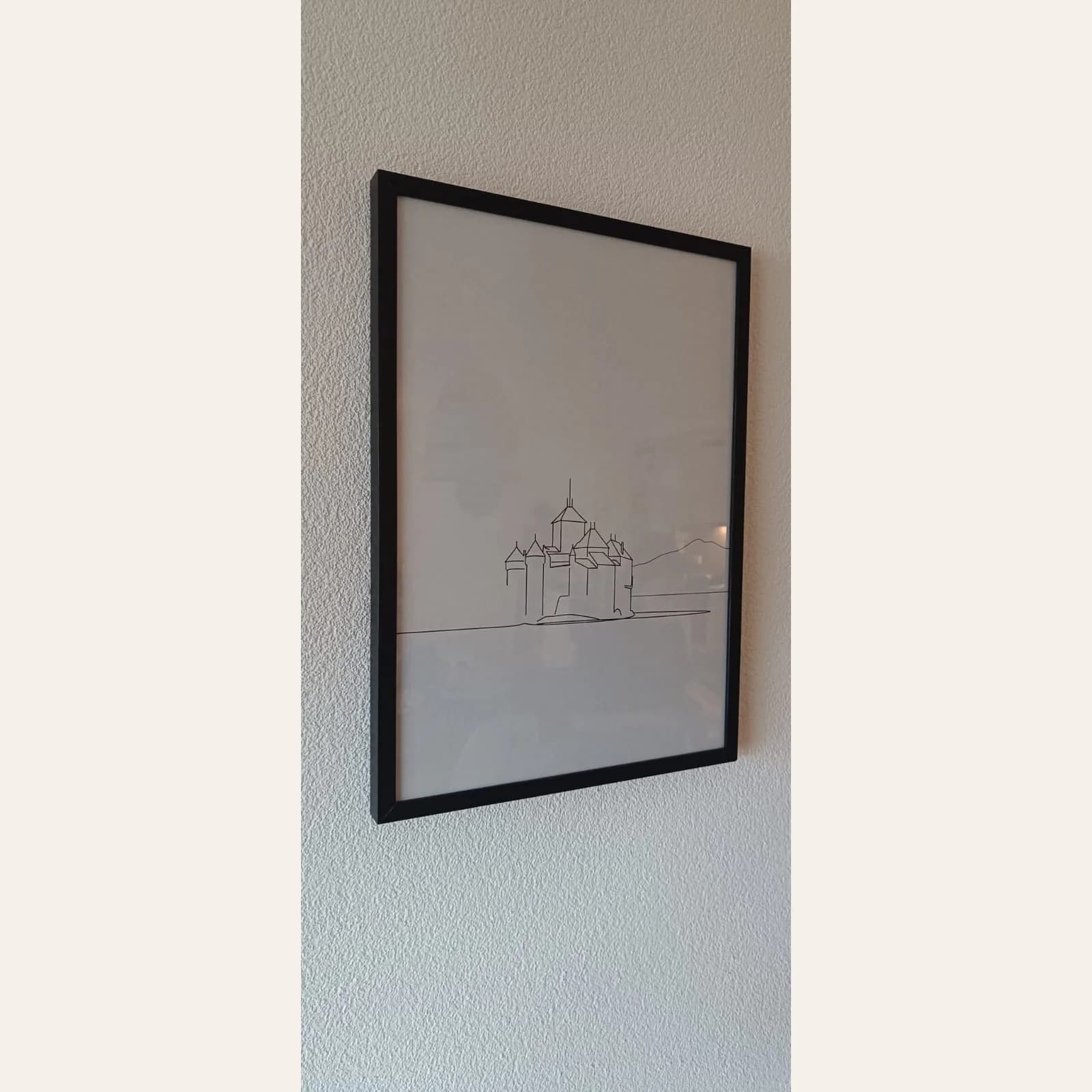 Affiche Château de Chillon · Lac Léman